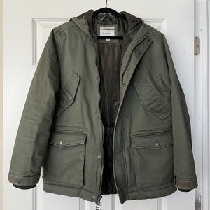 Goodfellow & Co Water Resistant Olive Coat